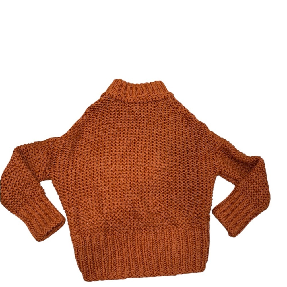Free People My Only Sunshine Chunky Slouchy Knit Sweater Tuscan Earth Orange XS - Picture 6 of 10